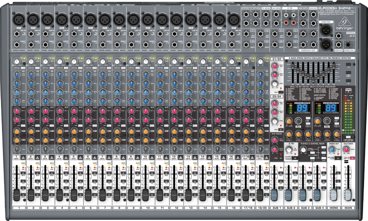 動作確認済み】BEHRINGER EURODESK SX2442FX（Микшерный пульт 